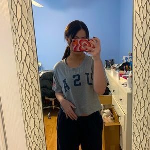 USA CROPPED TEE